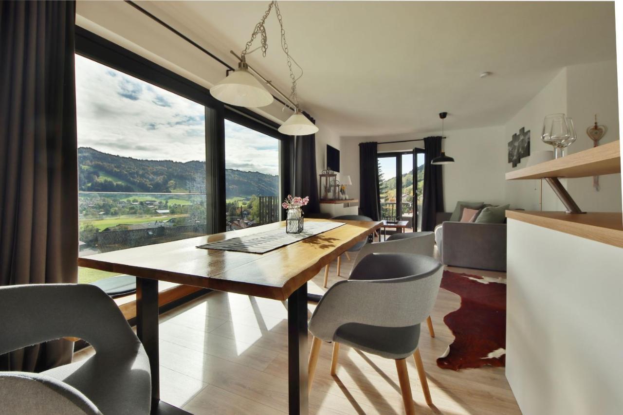 Ferienwohnung Hochsiedel Oberstaufen Bagian luar foto